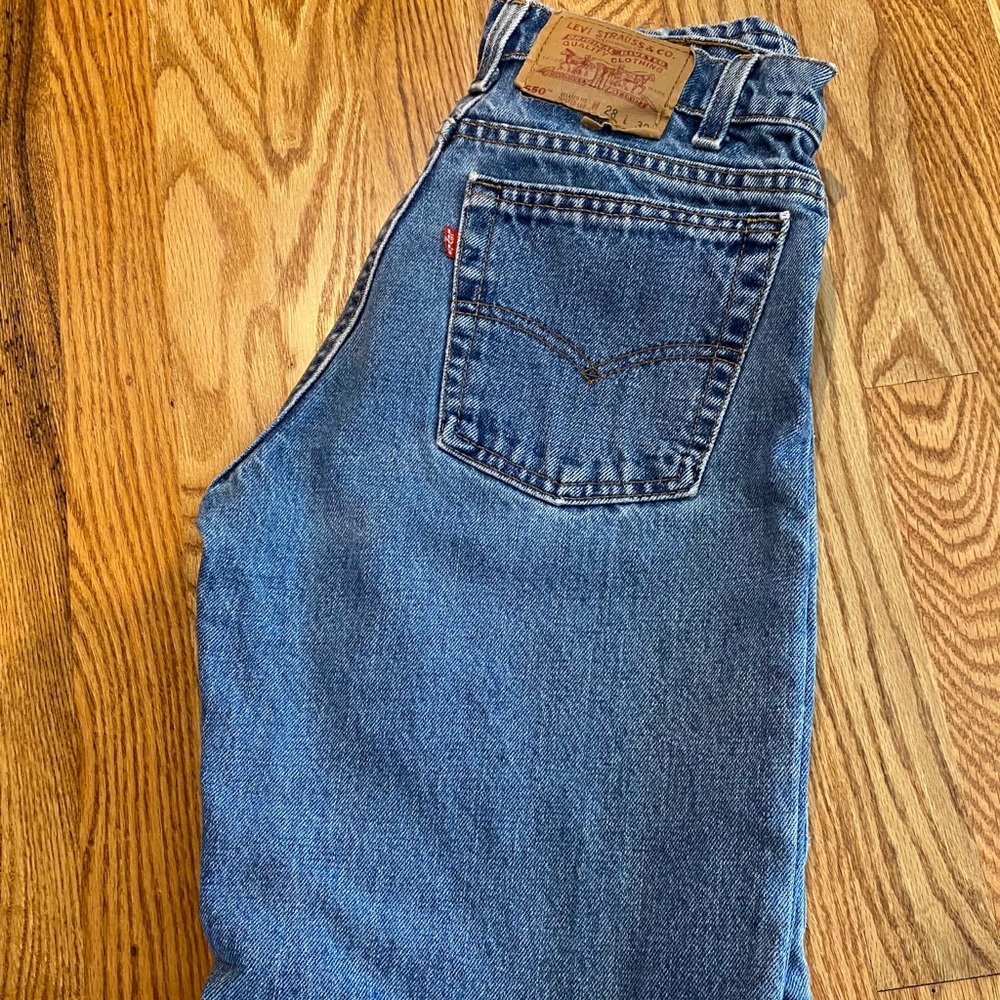 Lightly worn medium wash Levi Jeans